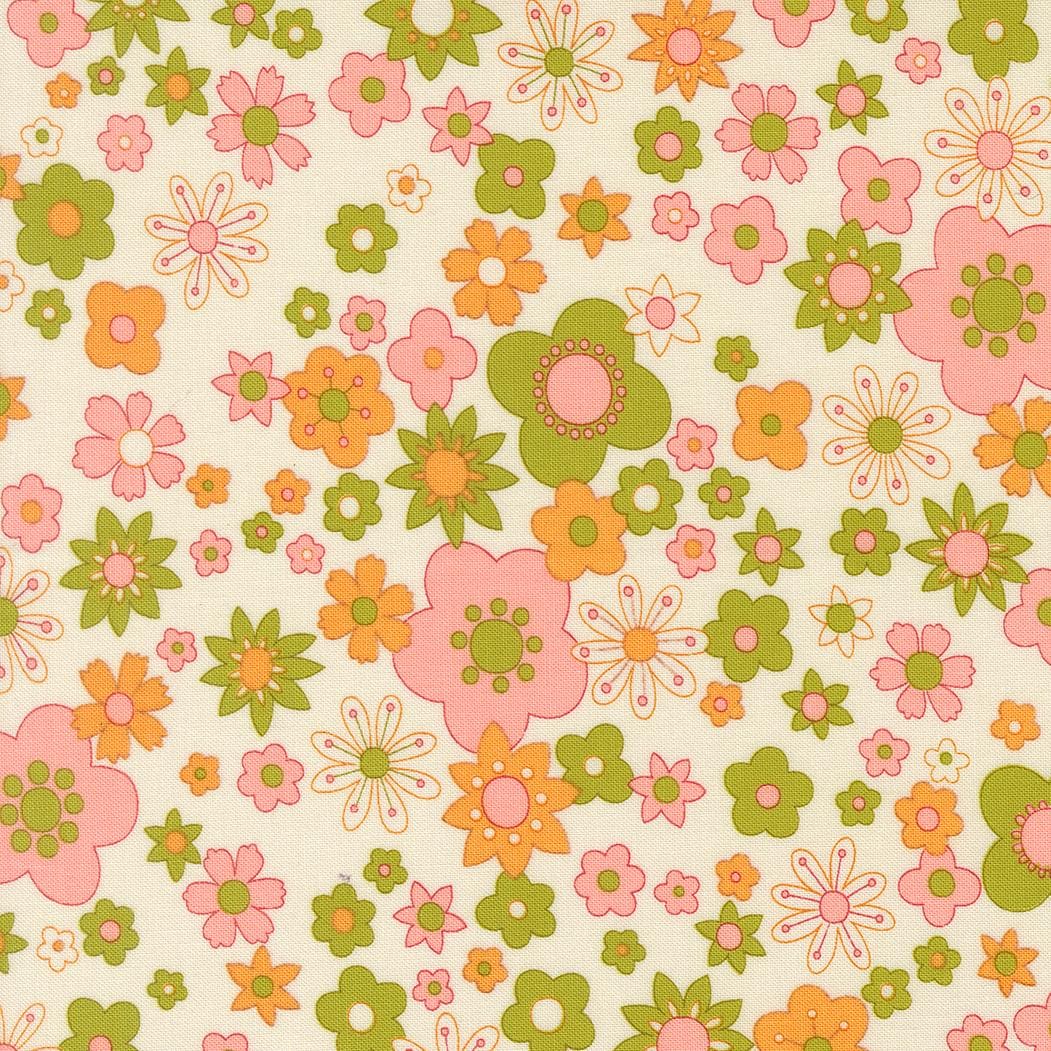 IN STOCK - Happy Daze Ditsy Floral Print Cloud by Chloe's Closet for Moda Fabrics - 33841 11