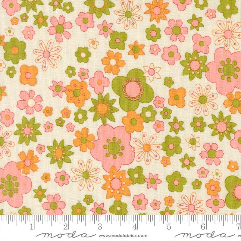 Happy Daze Ditsy Floral Print Cloud by Chloe's Closet for Moda Fabrics - 33841 11