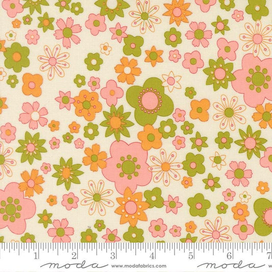 Happy Daze Ditsy Floral Print Cloud by Chloe's Closet for Moda Fabrics - 33841 11