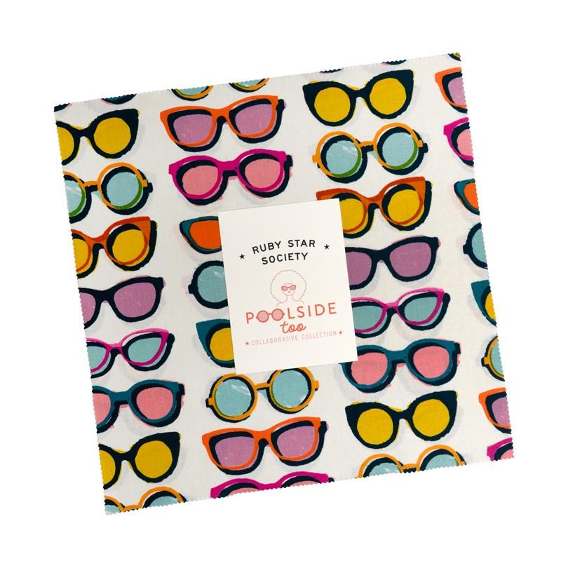 IN STOCK - Poolside Too Pre-cut Layer Cake a Collaboration for Ruby Star Society