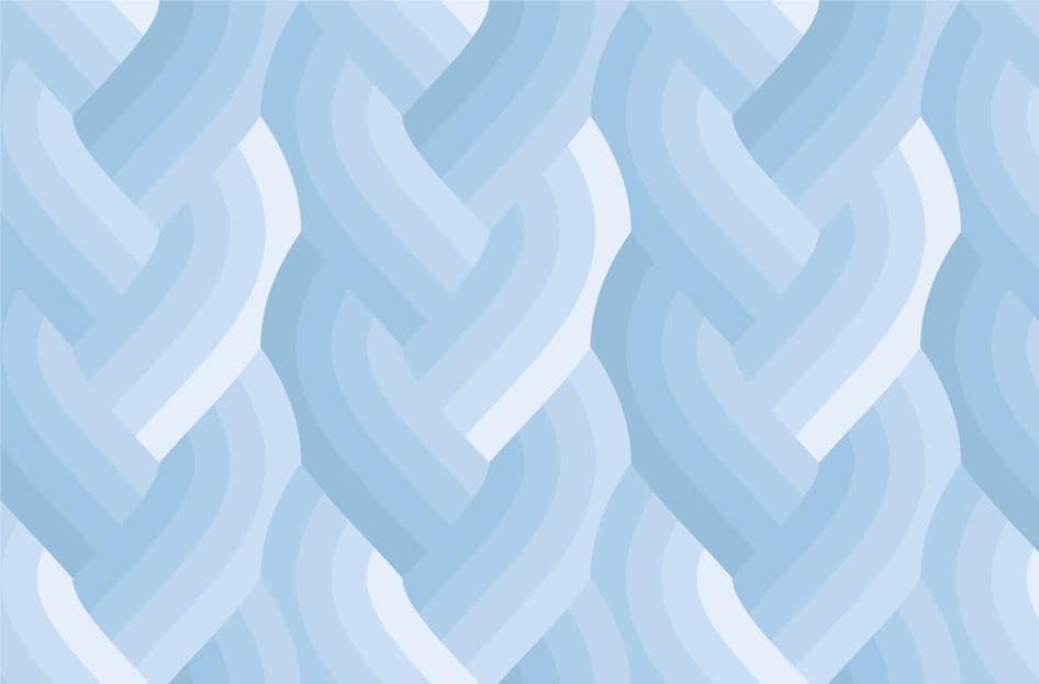 IN STOCK - Echo Braid Print Light Blue by Emily Van Hoff for Moda Fabrics