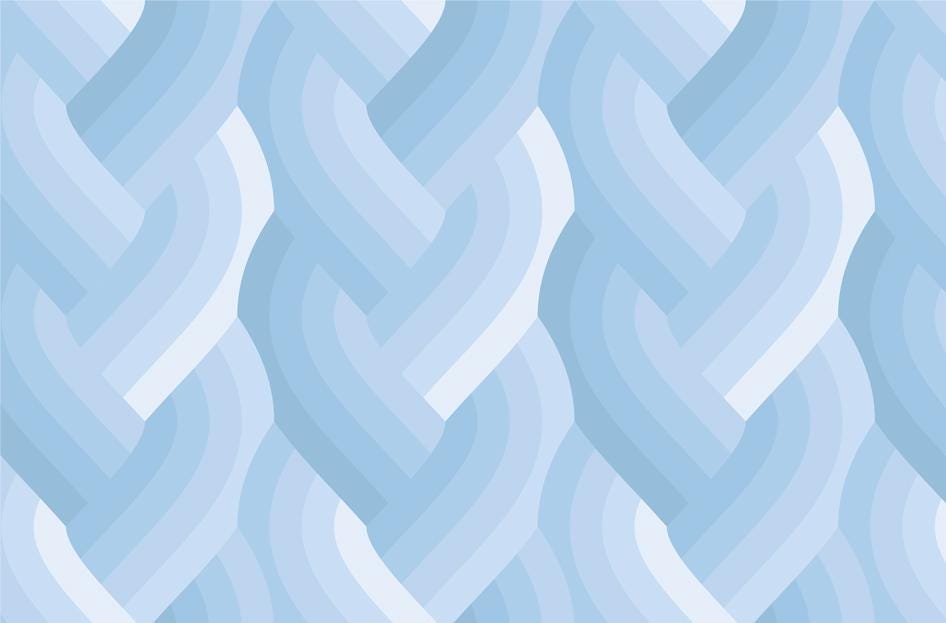 Echo Braid Print Light Blue by Emily Van Hoff for Moda Fabrics