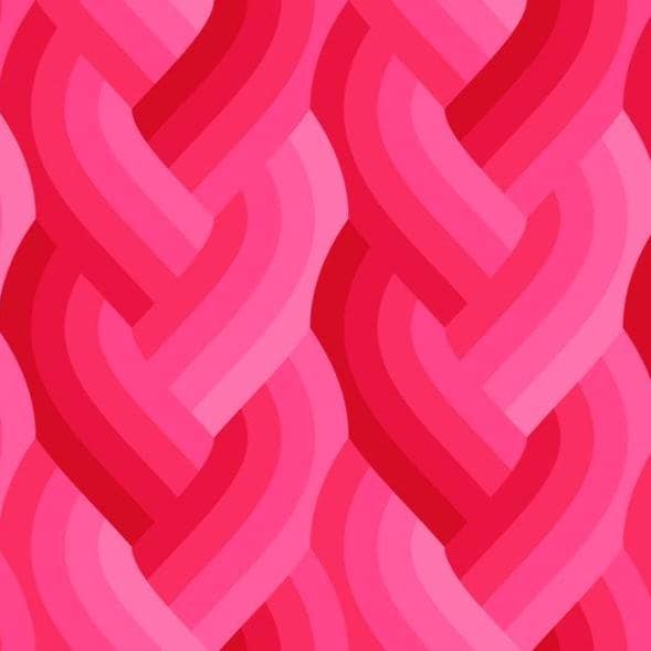 IN STOCK - Echo Braid Print Dark Pink by Emily Van Hoff for Moda Fabrics
