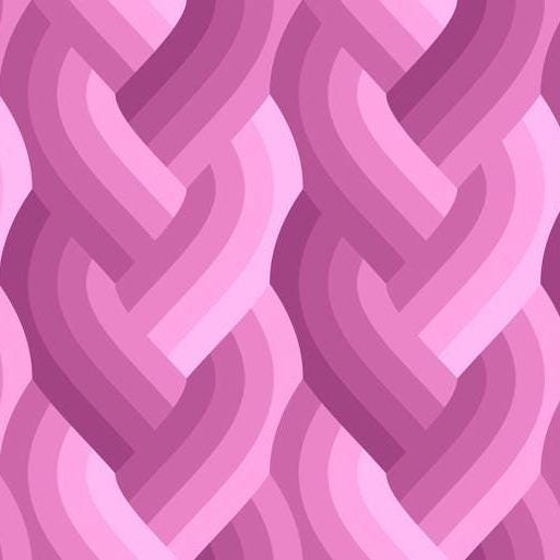 Echo Braid Print Purple by Emily Van Hoff for Moda Fabrics