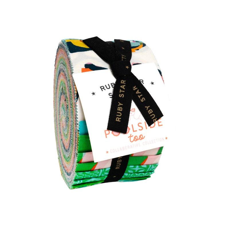 Poolside Too Pre-cut Jelly Roll a Collaboration for Ruby Star Society