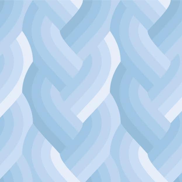 IN STOCK - Echo Braid Print Light Blue by Emily Van Hoff for Moda Fabrics