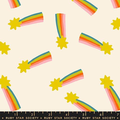 Mystic Fable Shooting Star print Natural by Alexia Marcelle Abegg for Ruby Star Society