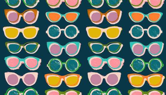 IN STOCK - Poolside Shade print Peacock - a Collaboration by Ruby Star Society