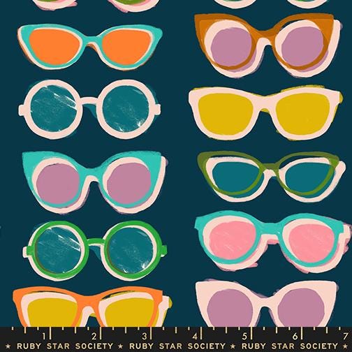 IN STOCK - Poolside Shade print Peacock - a Collaboration by Ruby Star Society