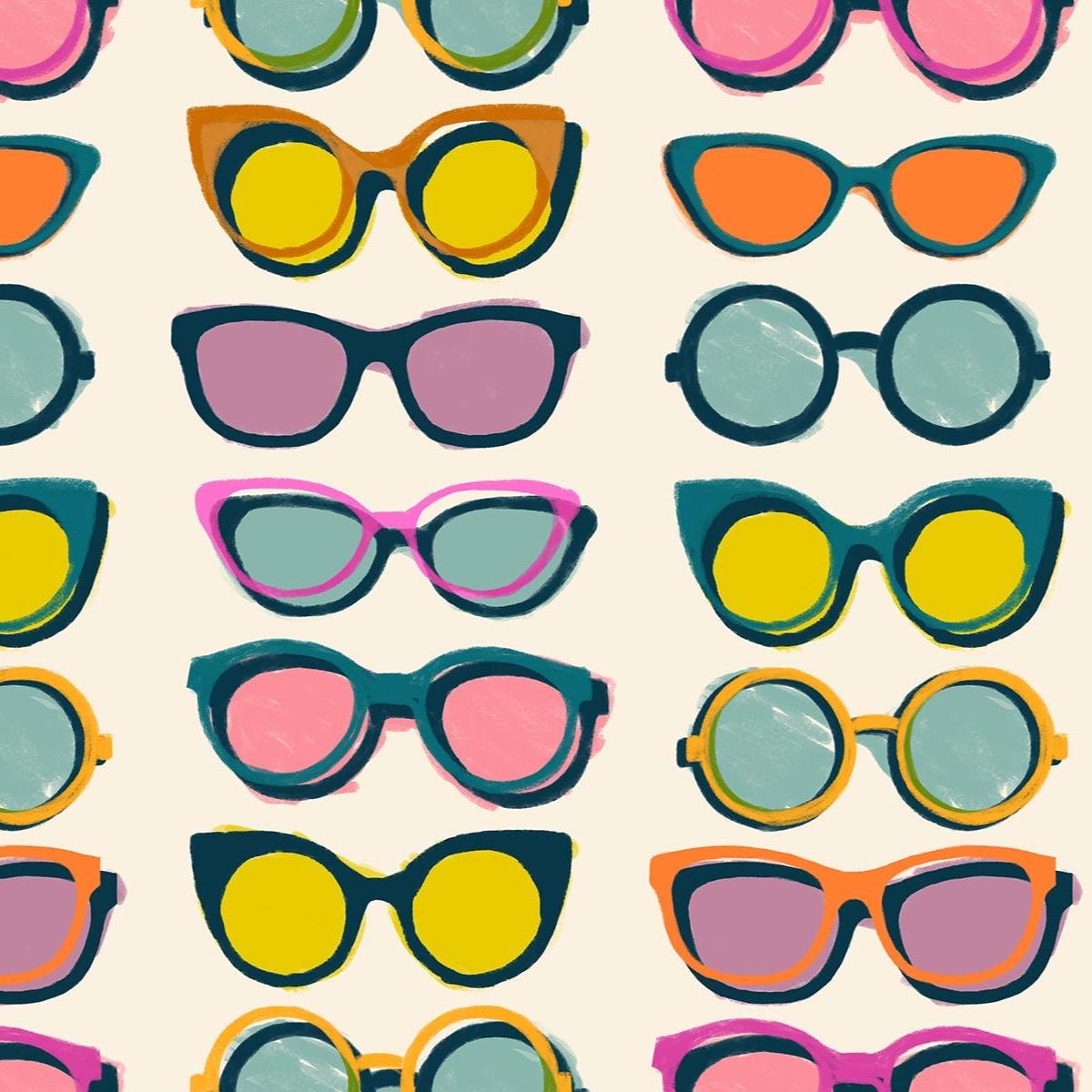 PRE-ORDER - Poolside Too Poolside Shade sunglasses print Natural - a Collaboration by Ruby Star Society - Due Mid-May