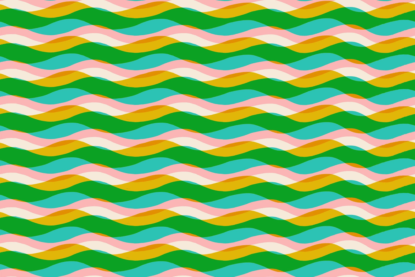 PRE-ORDER - Poolside Too Poolside Waves print Tropic - a Collaboration by Ruby Star Society - Due Mid-May