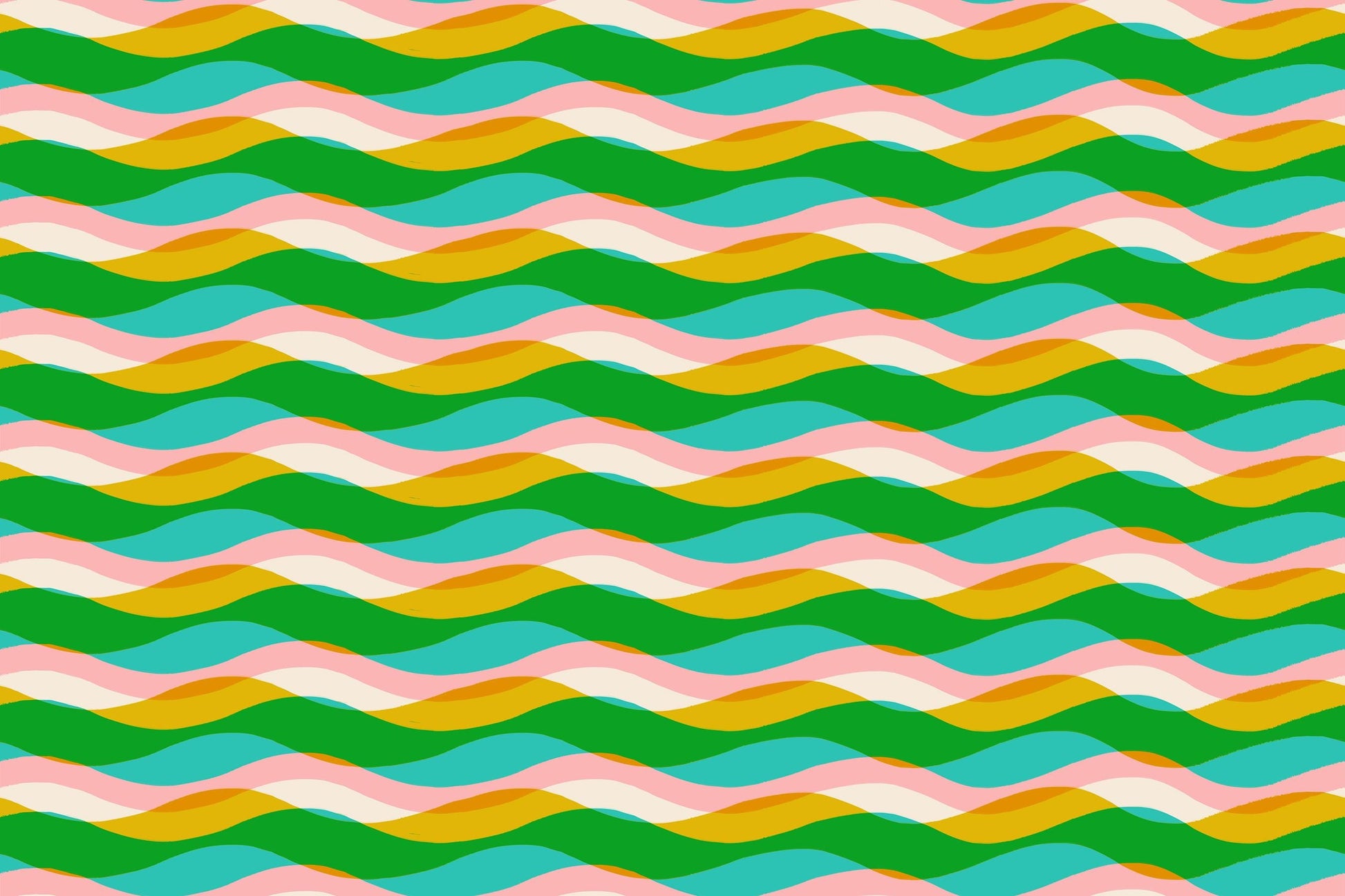 PRE-ORDER - Poolside Too Poolside Waves print Tropic - a Collaboration by Ruby Star Society - Due Mid-May