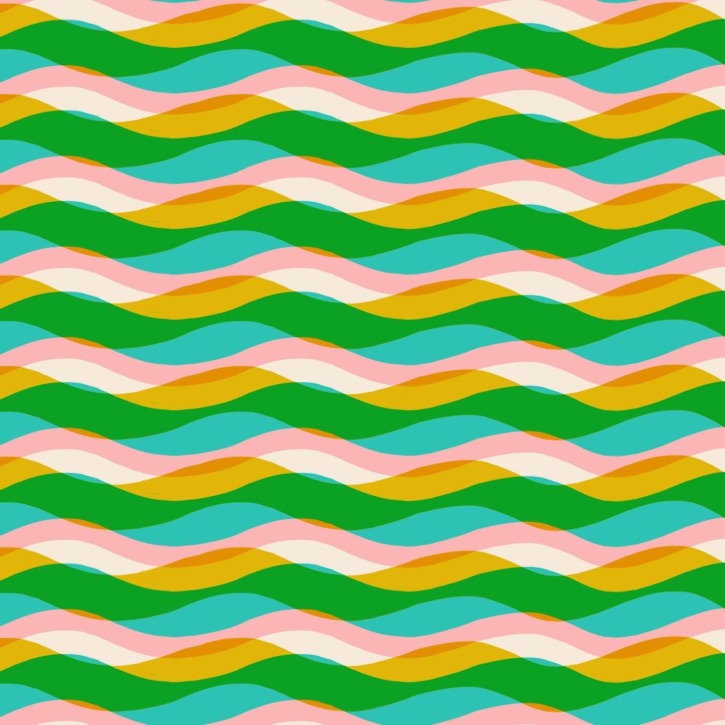 PRE-ORDER - Poolside Too Poolside Waves print Tropic - a Collaboration by Ruby Star Society - Due Mid-May