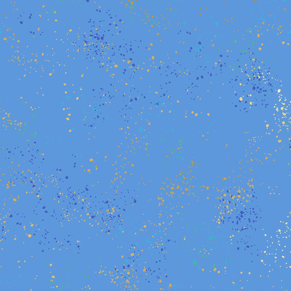 IN STOCK - Speckled Metallic Print Lindley Blue by Rashida Coleman Hale for Ruby Star Society - RS5027 127M