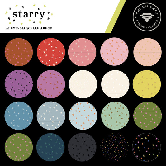 IN STOCK - Starry Print Suede by Alexia Marcelle Abegg for Ruby Star Society - RS4109 90