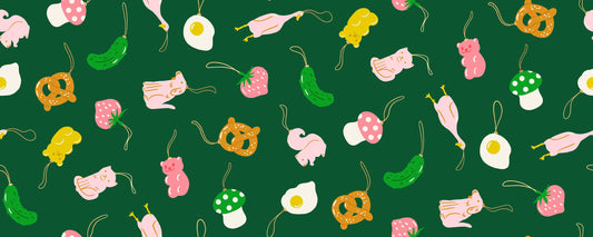 Merry Happy Find the Pickle Print Jade by Kimberly Kight for Ruby Star Society - RS3097 15M