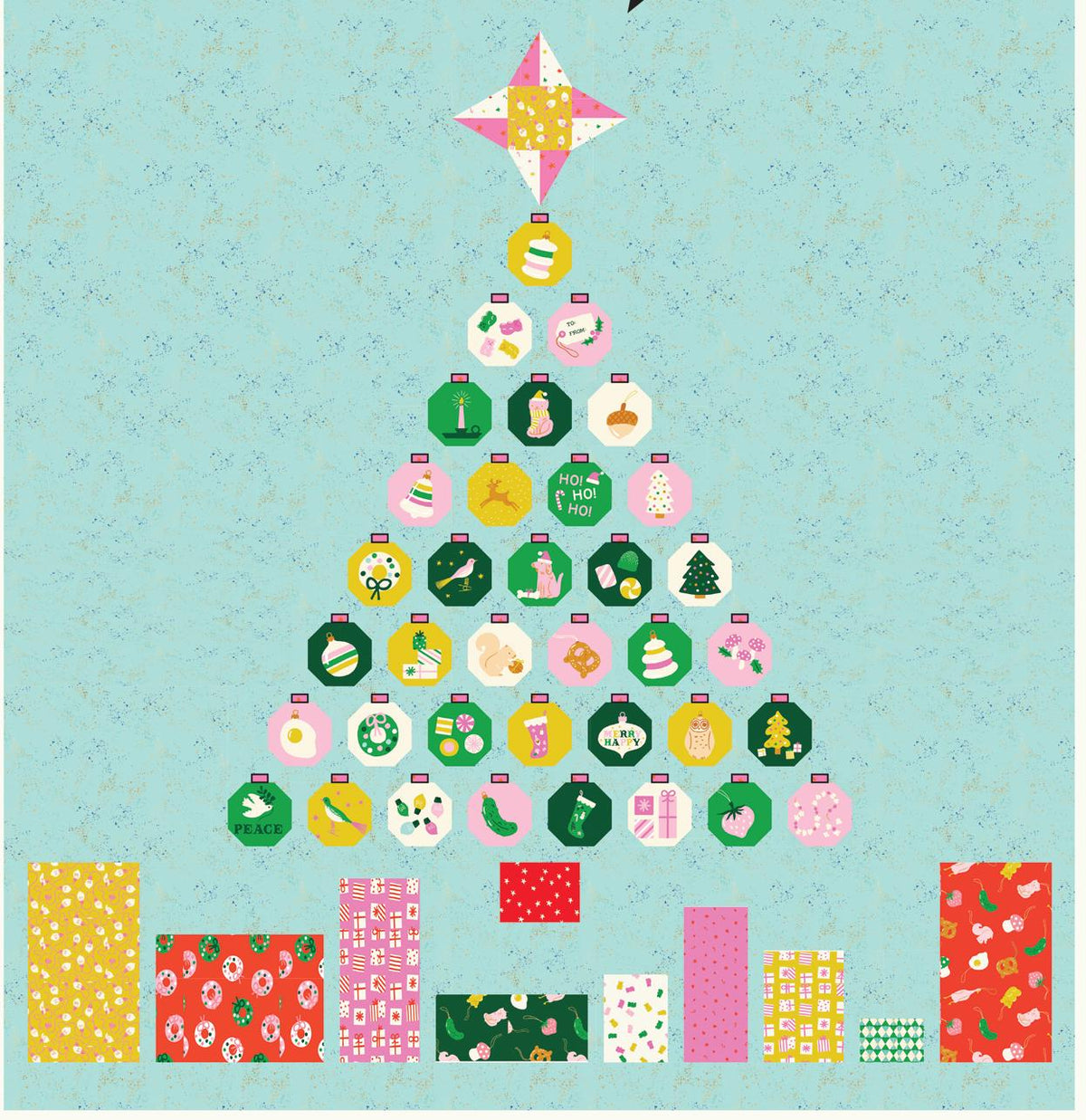 Merry Happy Merry Gummies print Lollipop scarlet by Kimberly Kight for Ruby Star Society - RS3104 12