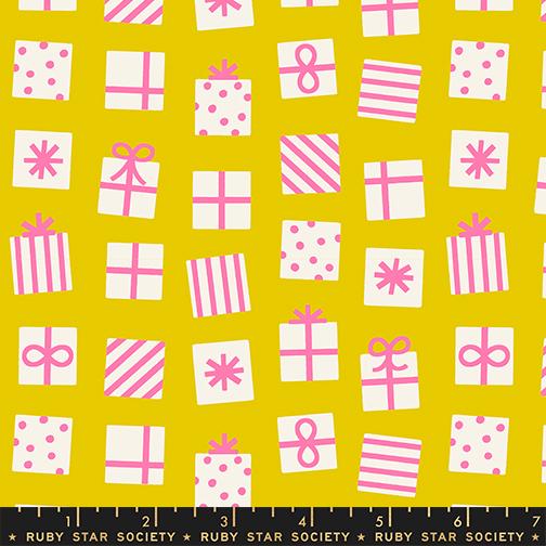 IN STOCK - Merry Happy Bough Down Print Melody Pink by Kimberly Kight for Ruby Star Society - RS3099 13