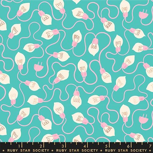 IN STOCK - Merry Happy High Strung Print Metallic Iceberg by Kimberly Kight for Ruby Star Society - RS3101 20M
