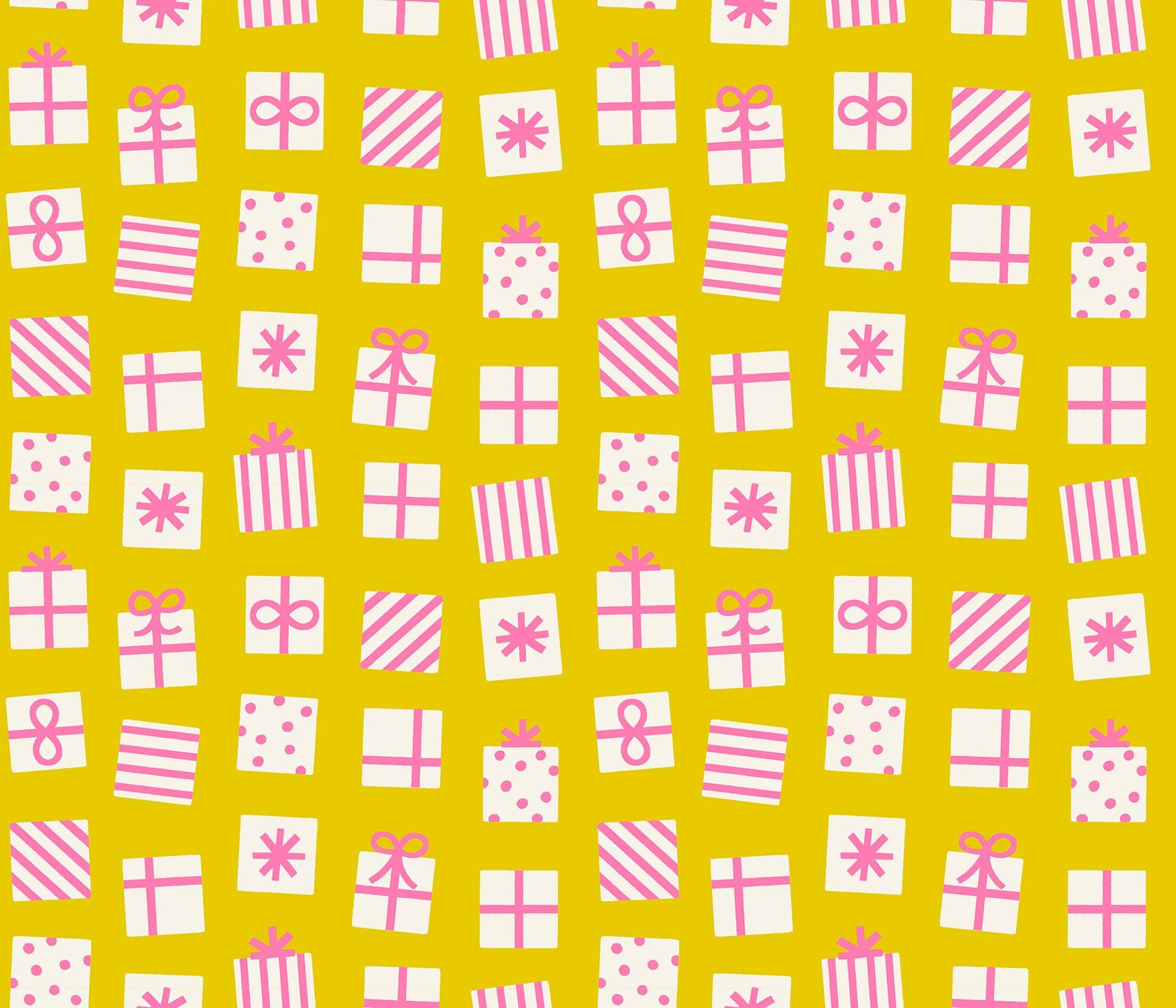 IN STOCK - Merry Happy Bough Down Print Melody Pink by Kimberly Kight for Ruby Star Society - RS3099 13