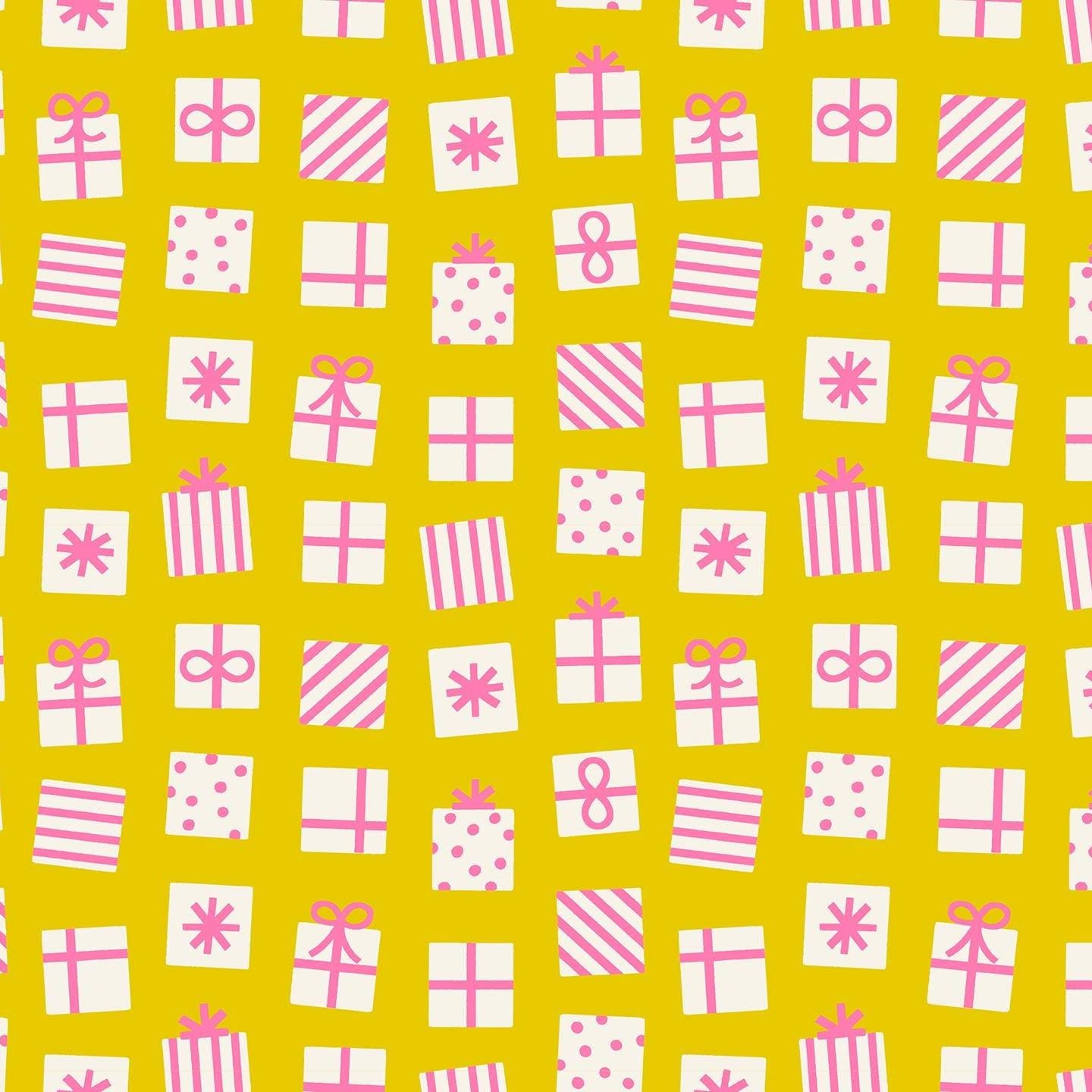 IN STOCK - Merry Happy Bough Down Print Melody Pink by Kimberly Kight for Ruby Star Society - RS3099 13