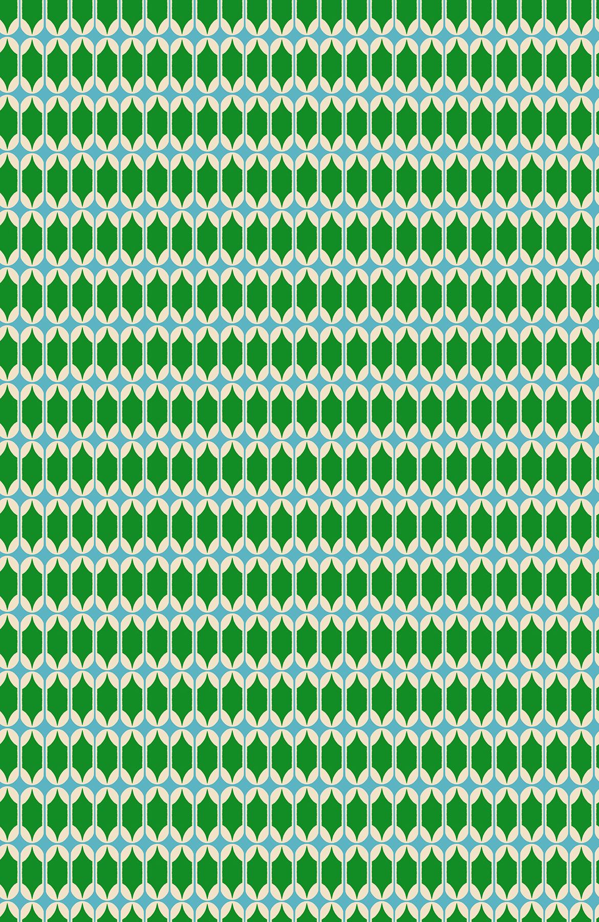 Trinketry Matchbook Print Deep Verdant Green by Melody Miller Designer for Ruby Star Society