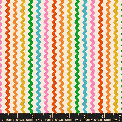 PRE-ORDER - 1 800 Notion Ric Rac print Shell natural color - a Ruby Star Society Collaboration
