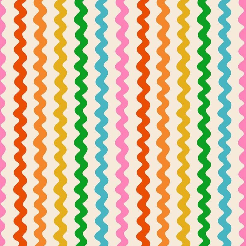 PRE-ORDER - 1 800 Notion Ric Rac print Shell natural color - a Ruby Star Society Collaboration