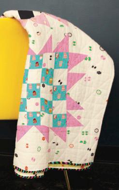PRE-ORDER - 1 800 Notion Quilty As Charged print Posy pink color - a Ruby Star Society Collaboration