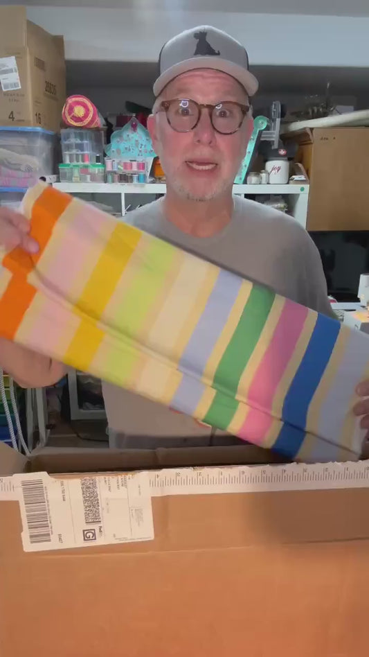 IN STOCK - Groove Print Stripe Luminous Multi-color - Emily Van Hoff - Moda Fabrics - 42374 13