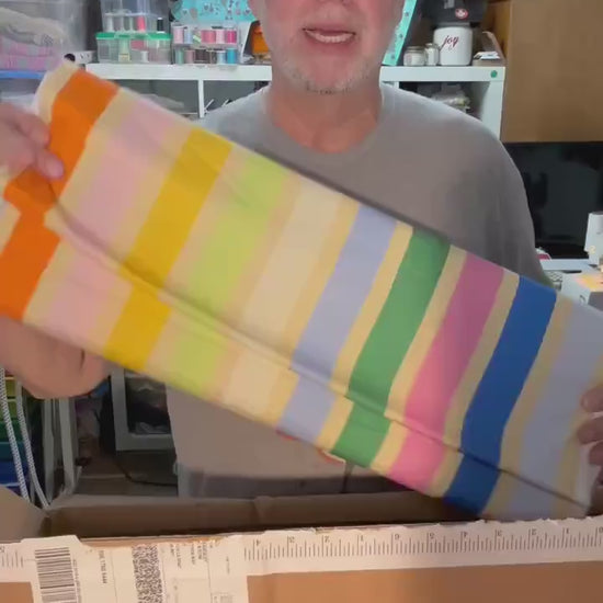 IN STOCK - Groove Print Stripe Moody Multi-color - Emily Van Hoff - Moda Fabrics - 42374 18